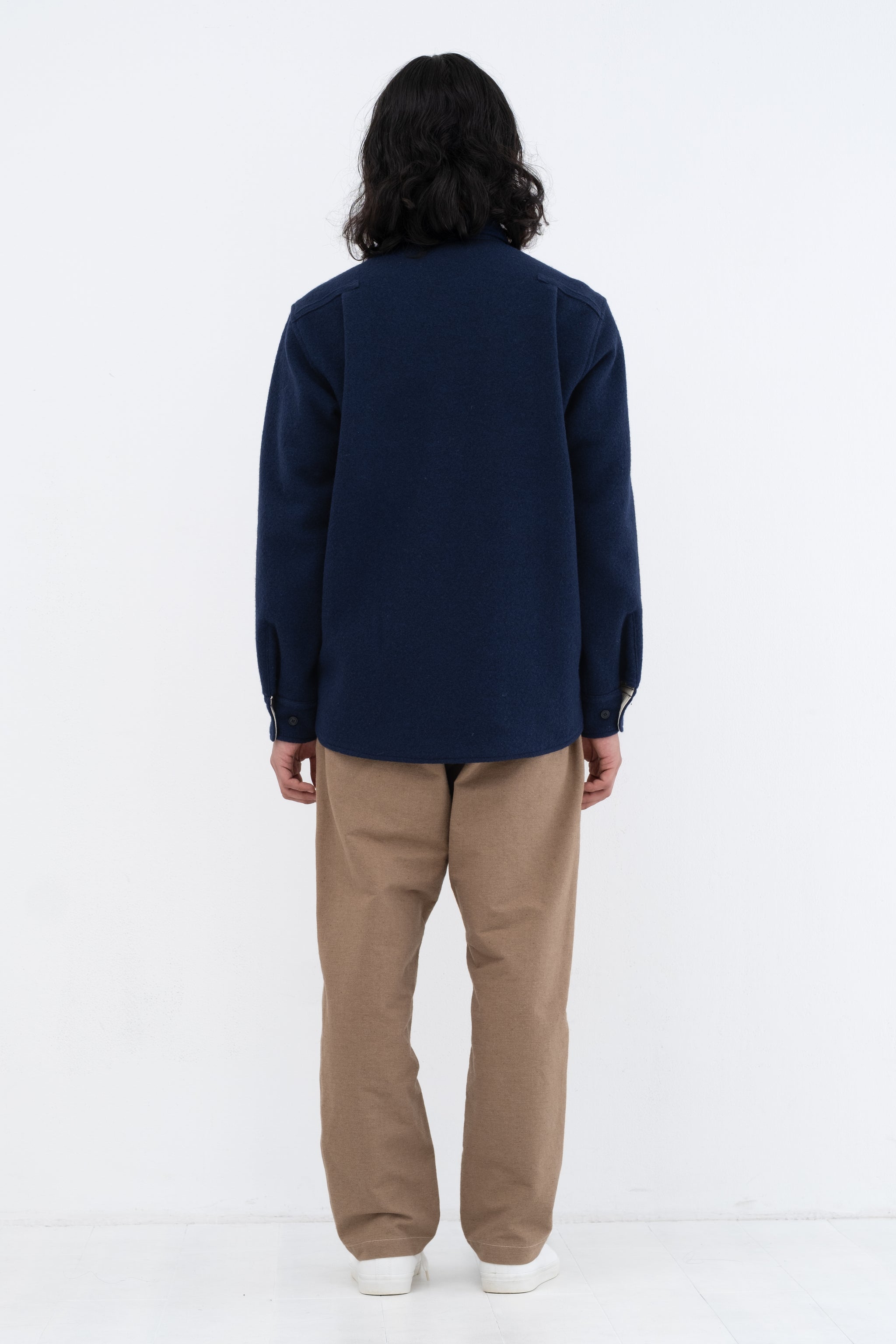 Heavy Wool Knit Shirt