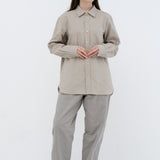 Natural Green Wide Pants