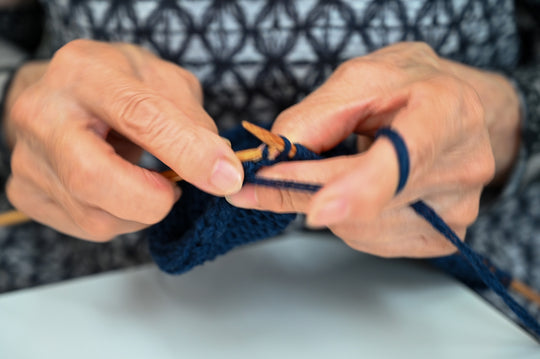 Hand Knitting in Aichi, Japan