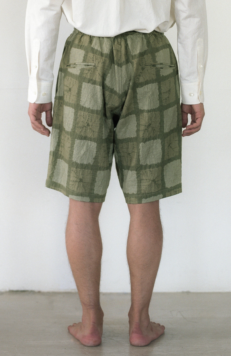 Square Shibori Shorts