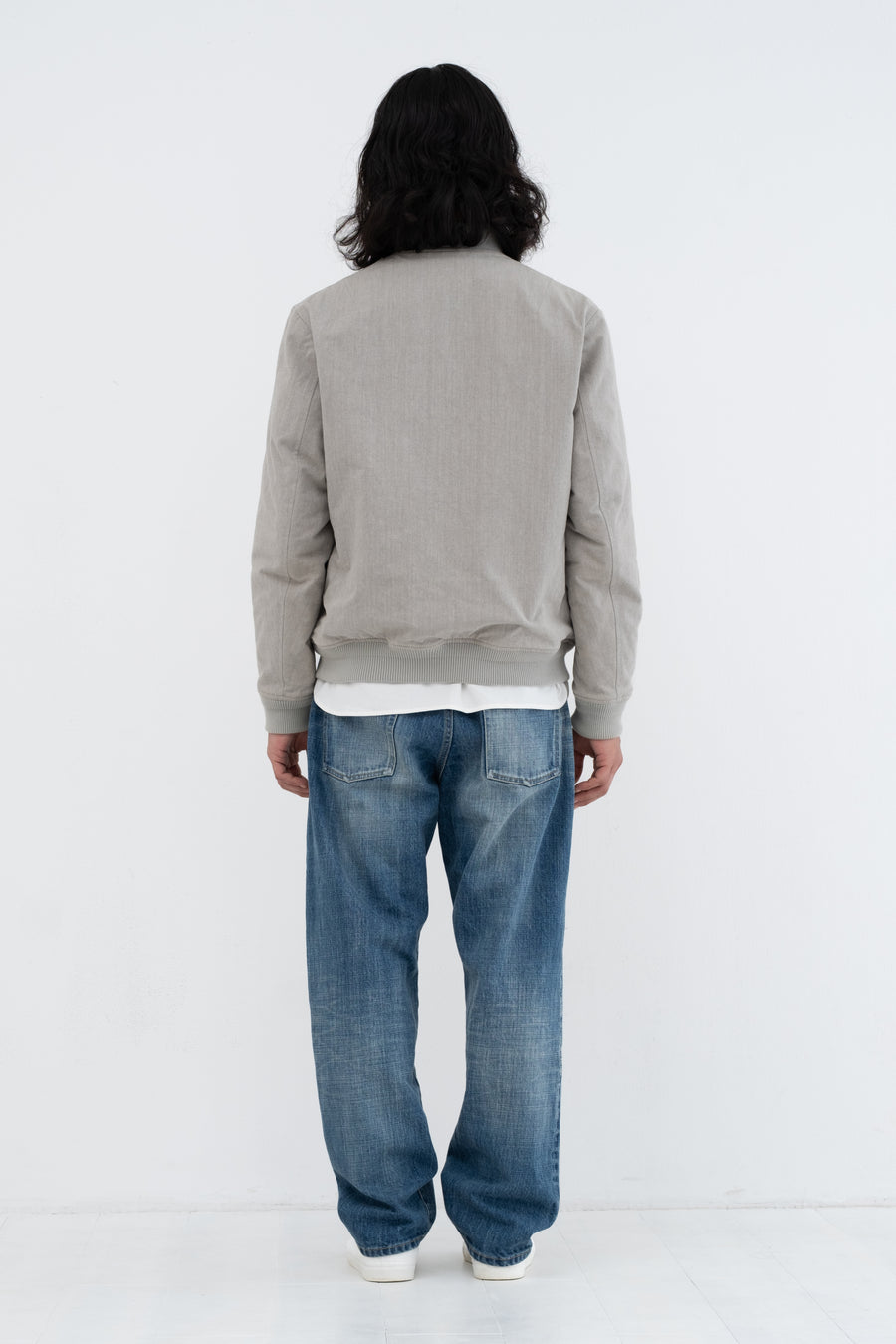 Natural Green Bomber Jacket
