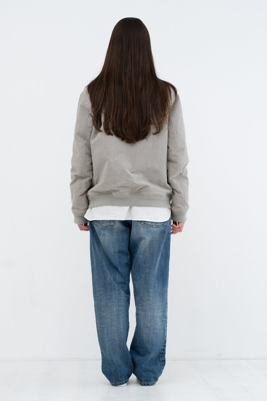 Natural Green Bomber Jacket